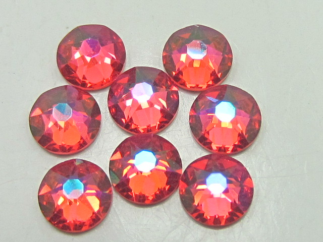 1 Gross 5ss INDIAN PINK GLACIER BLUE FLATBACK European Rhinestones